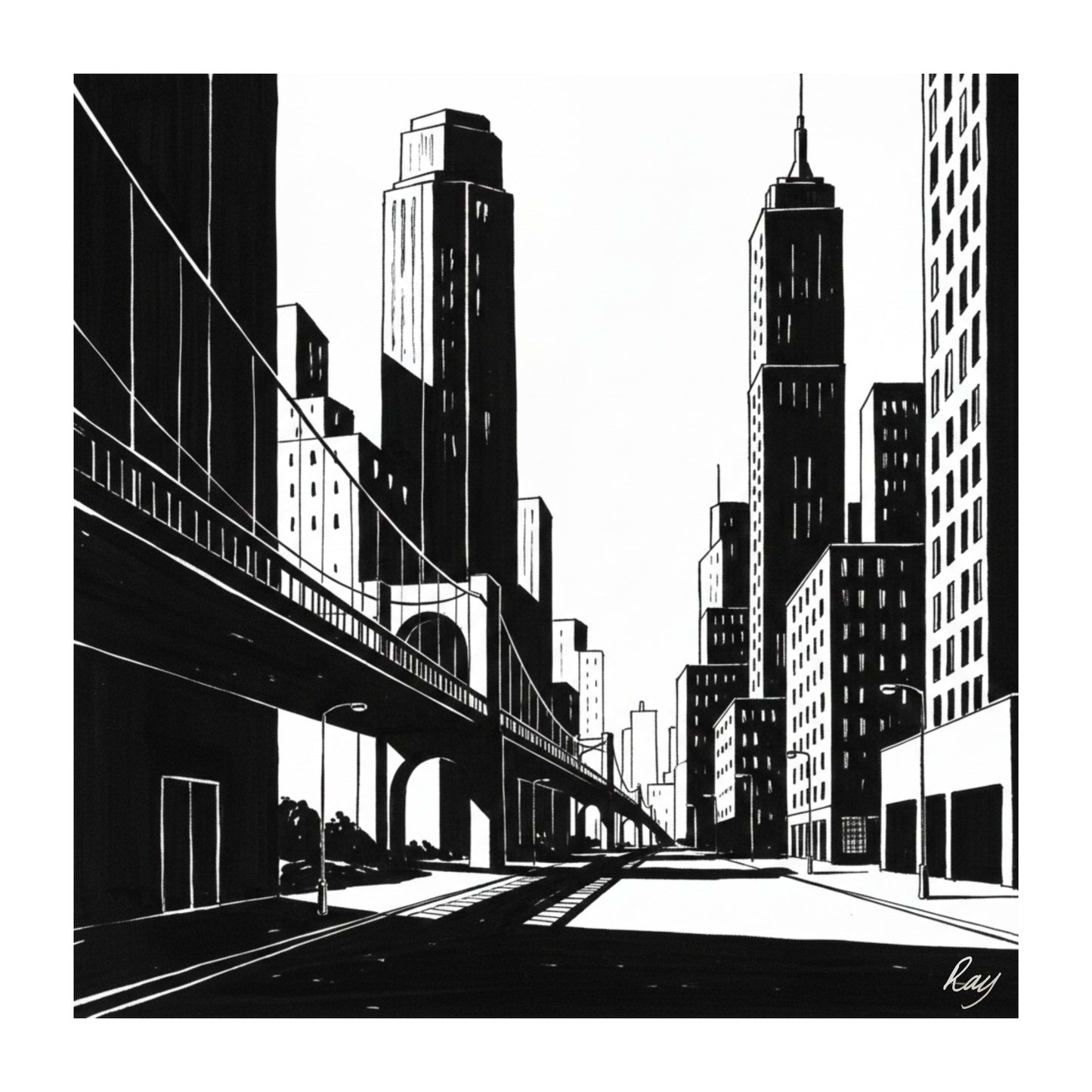 The High-way, Open Edition Print