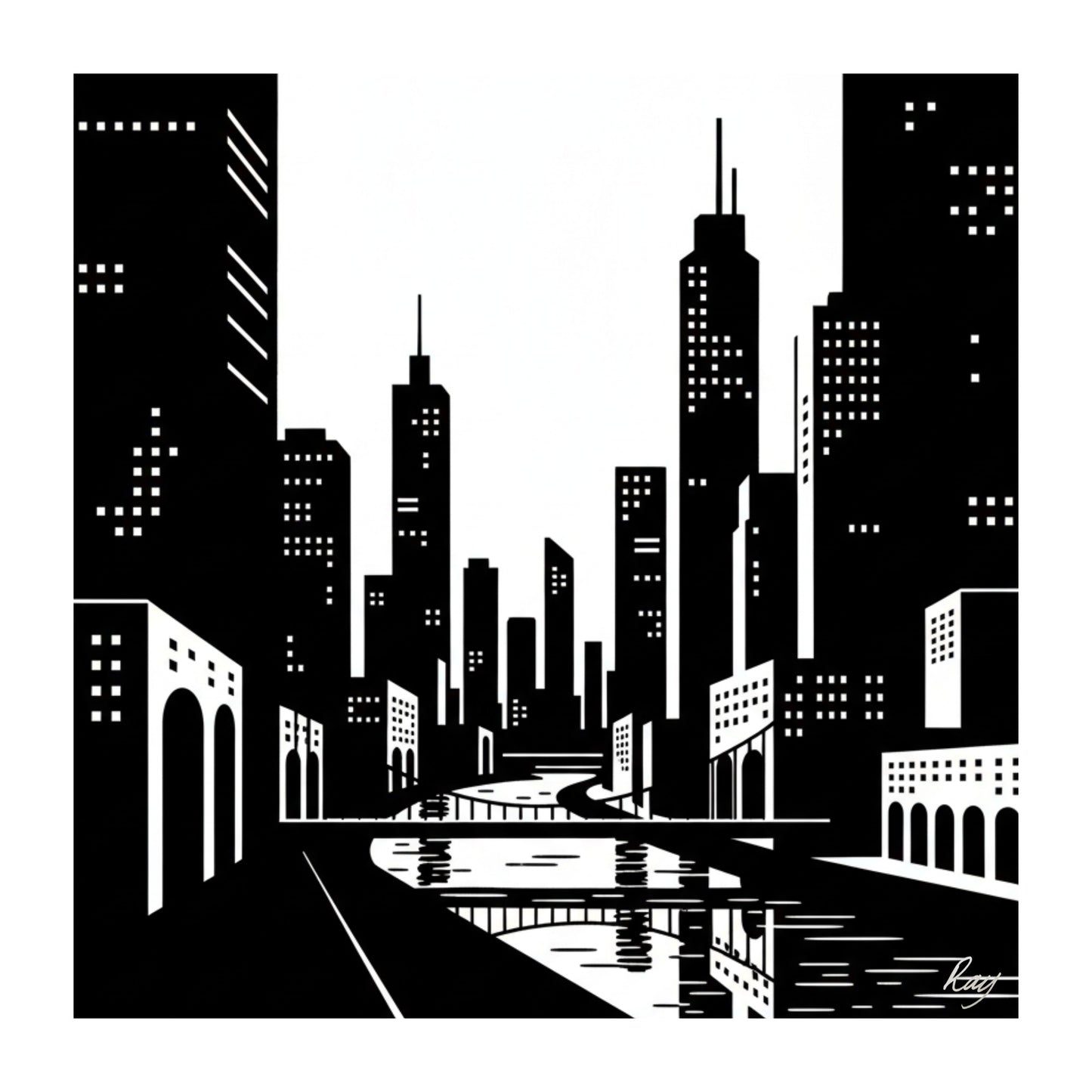 The River, Open Edition Print