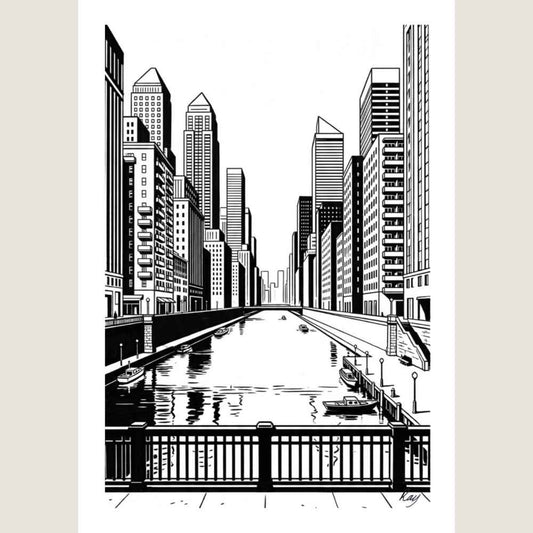 The Canal, Open Edition Print
